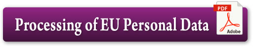 Processing of EU Personal Data